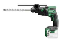 Hikoki DH18DPBW2Z | Accu boorhamer | SDS+ | 18V | 1.3 J | Zonder lader en accu's | HSC II koffer - DH18DPBW2Z - thumbnail