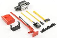 Fastrax Scale 6-Piece Tool Set Red/Yellow Painted - thumbnail