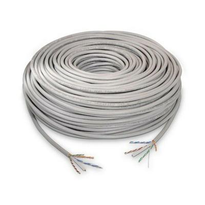 Nanocable 10.20.0502 - Ethernet-netwerk spoel RJ45 Cat.6 UTP stijve AWG24, 100% koper, grijs, 100 mts