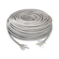 Nanocable 10.20.0502 - Ethernet-netwerk spoel RJ45 Cat.6 UTP stijve AWG24, 100% koper, grijs, 100 mts - thumbnail