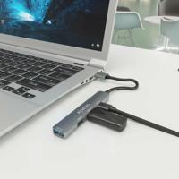 Hub USB Aisens A106-0859 Grijs (1 Stuks) - thumbnail