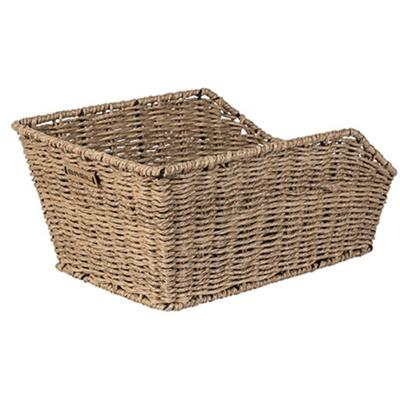 Basil cento rattan look wsl - fietsmand - achterop - inclusief wsl systeem - lichtbruin Basil cento rattan look wsl - fietsmand - achterop - inclusief wsl systeem - lichtbruin