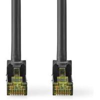 Nedis CAT7 Netwerkkabel S/FTP RJ45 Male RJ45 Male 20 m Snagless Rond Zwart - thumbnail