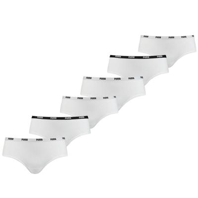 Puma Hipster Dames Wit 6-Pack-XL