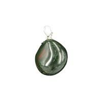 Edelsteen Hanger Heliotroop Groen - thumbnail