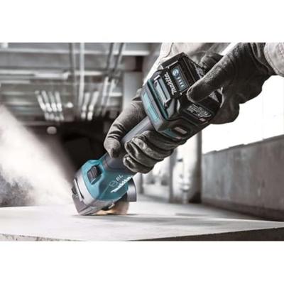 Makita GA005GM201 40V Max Haakse slijper 125 mm 4,0 Ah accu (2 st), lader, Mbox - GA005GM201