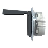 Merten MEG2414-0414 Wandcontactdoos System M Antraciet 1 stuk(s) - thumbnail