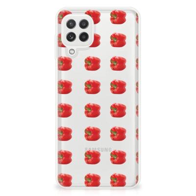 Samsung Galaxy A22 4G | M22 | Siliconen Case | Paprika Red Samsung Galaxy A22 4G | M22 | Siliconen Case | Paprika Red