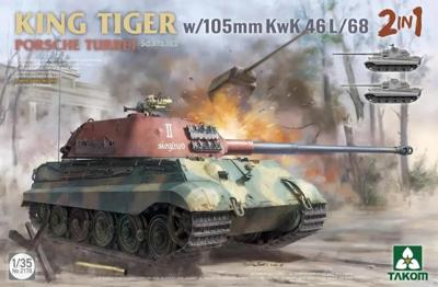 Takom 1/35 King Tiger w/105mm KwK 46L68