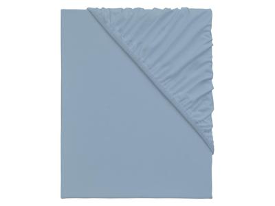 Emma Jersey hoeslaken 90-100 x 200 cm (Blauw)