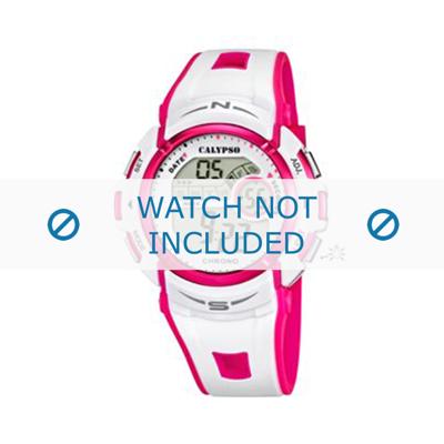 Calypso horlogeband K5610-3 Rubber Wit