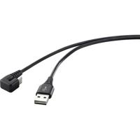 Renkforce RF-4609276 USB-kabel USB 2.0 USB-C stekker, USB-A stekker 1.00 m Zwart - thumbnail