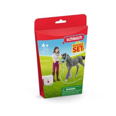 Schleich horse club mevrouw kramer met veulen 42752