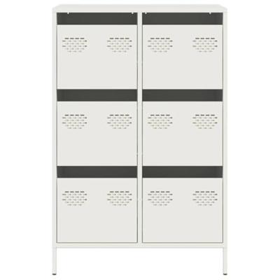 Hoge kast 68x39x101,5 cm staal wit Hoge kast 68x39x101,5 cm staal wit