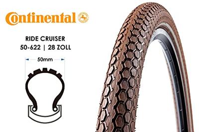 Continental buitenband Ride Cruiser 28 x 2.00 (50 622) bruin