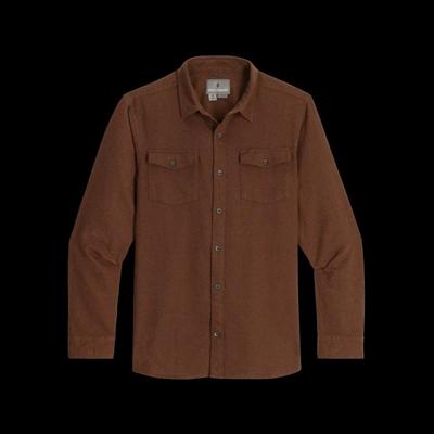 Royal Robbins Bristol Organic Cotton Twill L/S Shirt Heren Saddle XL