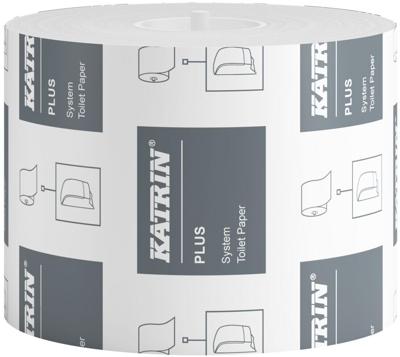 Toiletpapier katrin plus systeemrol 2laags 96m wit Toiletpapier katrin plus systeemrol 2laags 96m wit