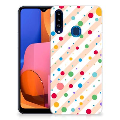Samsung Galaxy A20s TPU bumper Dots Samsung Galaxy A20s TPU bumper Dots