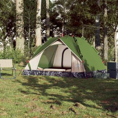 VidaXL Koepeltent 3-persoons snelontgrendeling groen VidaXL Koepeltent 3-persoons snelontgrendeling groen