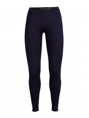 Icebreaker 260 Tech Leggings Dames Thermobroek Midnight Navy XS