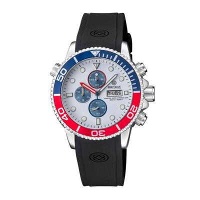 Deep Blue Master 1000 M1KUSACHRPEPWHTSTRP Chronograph Diver 45mm 20 ATM Deep Blue Master 1000 M1KUSACHRPEPWHTSTRP Chronograph Diver 45mm 20 ATM