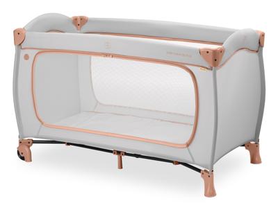 Reiswieg - HAUCK - SLEEP N PLAY GO PLUS - 60 x 120 cm - Vanaf de geboorte - Opvouwbaar - Wielen - Dusty Cork