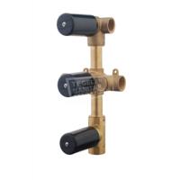 Inbouwdeel 3-wegs douchethermostaat - thumbnail