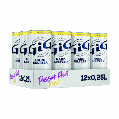 GiG hard seltzer passionfruit funk blik (12x 25cl)