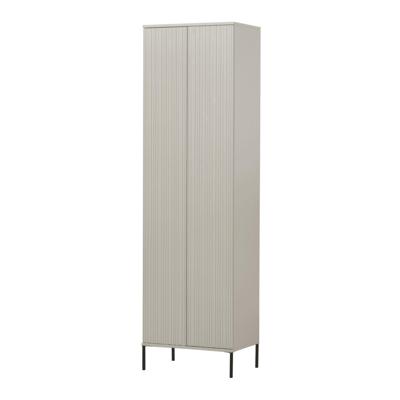 WOOOD Opbergkast 'New Gravure' Grenenhout, 210 x 60cm, kleur Dust