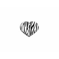 Naamplaatje Imarc Heart Zwart - thumbnail