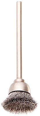 PROXXON penseelborstel brushes w.shaft 2pcs d=13mm stainless