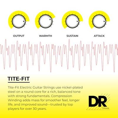DR Strings JZ-12 Tite-Fit 12-52 set snaren voor elektrische gitaar