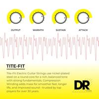 DR Strings JZ-12 Tite-Fit 12-52 set snaren voor elektrische gitaar - thumbnail