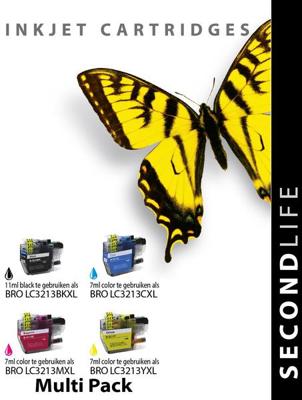 Kangaro SL-11511189 Cartridge SecondLife Brother Multipack LC 3213 XL BK/C/M/Y Kangaro SL-11511189 Cartridge SecondLife Brother Multipack LC 3213 XL BK/C/M/Y