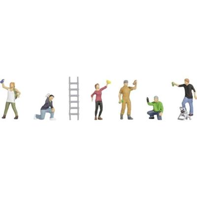 NOCH 15566 H0 Graffitispuiters figuren Geverfd, Staand