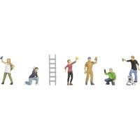 NOCH 15566 H0 Graffitispuiters figuren Geverfd, Staand - thumbnail