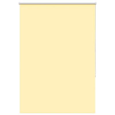 VidaXL Rolgordijn verduisterend 110x130 cm stofbreedte 105,7 cm geel