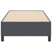 Bedframe Donkergrijs 100 x 200 cm Katoenen stof - thumbnail