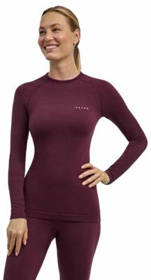 Falke LS Wool-Tech Shirt Dames Barolo XL