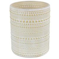 Countryfield theelichthouder nelle l crème 12,5 cm | 12 stuks - thumbnail