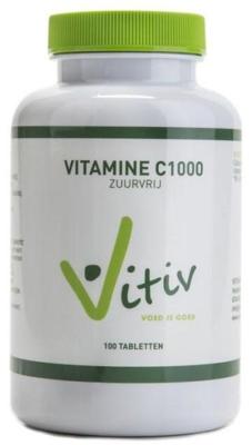 Vitiv Vitamine C1000 Zuurvrij Tabletten Vitiv Vitamine C1000 Zuurvrij Tabletten