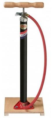 Fietspomp Jumbo met plank en slang Fietspomp Jumbo met plank en slang