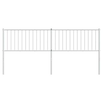 Hoofdbord metaal wit 198x3x90 cm Hoofdbord metaal wit 198x3x90 cm