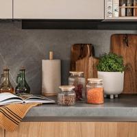 Houder voor keukenpapier Andrea House ms72077 Bamboe - thumbnail