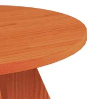 Salontafel 3 pcs Wasbruin 49 x 49 x 30 cm Massief grenenhout - thumbnail