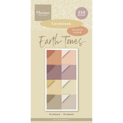 Marianne Design • paper pad cardstock earth tones
