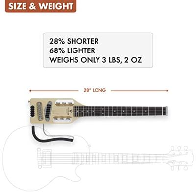 Traveler Guitar Ultra-Light Electric Maple Natural met gigbag