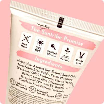 Suntribe Zonnebrandcrème - spf 30 - vanille - kids - 100ml