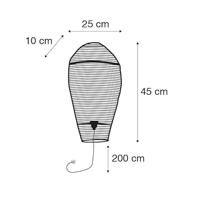 QAZQA Oosterse wandlamp brons 45 cm - Nidum - thumbnail