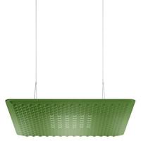 Artemide Eggboard Matrix akoestische hanglamp 80x80 groen - thumbnail